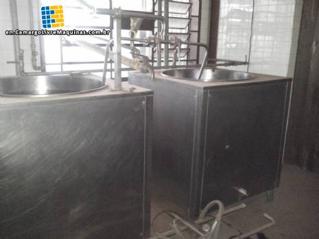 Ripening pasteurizing system for ice creams