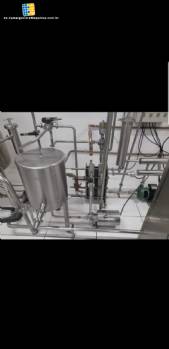 Pasteurization and homogenization line