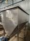 Stainless steel bagging storage silo with 2000 liter output screw conveyor