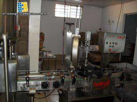 Line for production and packaging of preserved