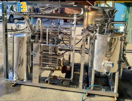 Flash pasteurizer for food
