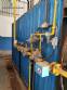 Gas-fired steam boiler with horizontal fire-tube burner Collins