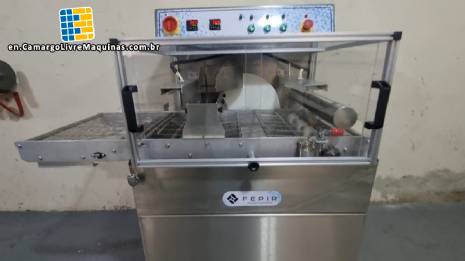 Stainless steel chocolate coating machine 450 mm FEPIR