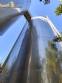 Vertical storage tank in AISI 304 stainless steel, 60,000 liters