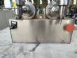 Stainless steel benchtop filling machine for liquids and viscous products