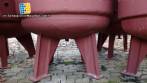 5 vertical cylindrical Tanks in carbon steel 4000 L each
