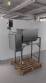 Horizontal ribbon blender mixer in stainless steel, 200 liters.