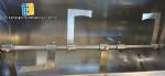 Horizontal paddle mixer in stainless steel, 200 liters, 2 HP.