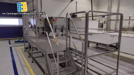 Line for manufacturing soft chocolate granules 24 tons per month