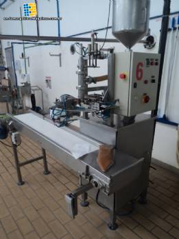 Filling/sacheteira in stainless steel for Burgmann packaging of liquid and Pasty products