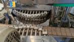 Automatic stainless steel labeling machine with two heads for Narita self-adhesive labels