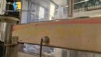 Automatic stainless steel labeling machine with two heads for Narita self-adhesive labels