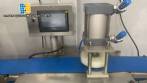 Machine for flattening and thinning biscuit dough 120 units per minute