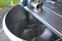 Mirainox 500 liters stainless steel yogurt pasteurizing tank