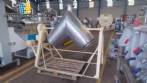 Stainless steel V-shaped mixer 200 liters