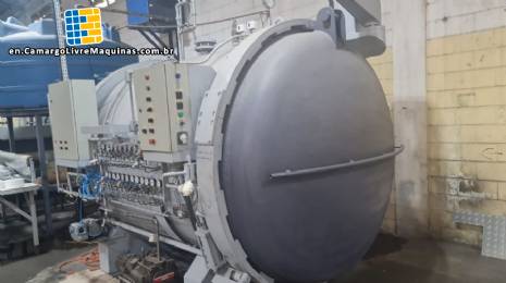 Autoclave for manufacturing laminated, multi-laminated and bulletproof glass - MGO Machines
