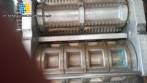 Stainless steel ravioli maker with 6 molds for making ravioli (ITALGI brand) with long pasta cutter.