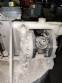 Polymer mixing tank with stainless steel shaft and diaphragm pump, 300 liters.