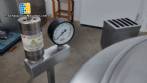 COZIL gas self-generating stainless steel cauldron, 500 liters