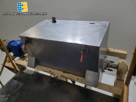 Stainless steel horizontal mixer