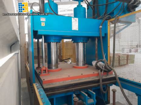 MASTERMAC Hydraulic press for rubber vulcanization