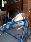 Rotary industrial roaster for roasting grains