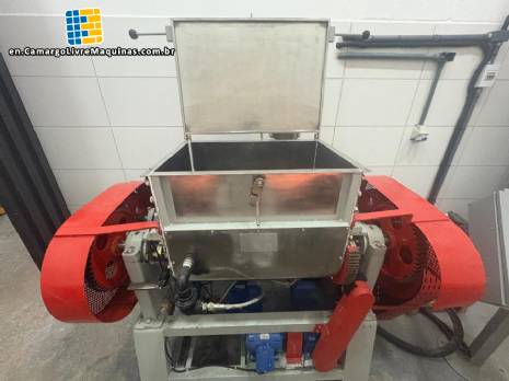 Sigma stainless steel mixer mixer with stainless steel jacket, 120 liters, M.H. Equipamentos