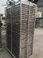 Marcepan electric rotary oven in stainless steel with double trolley.