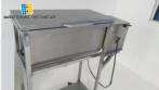 Stainless steel ribbon blender mixer for powders, 50 liters.