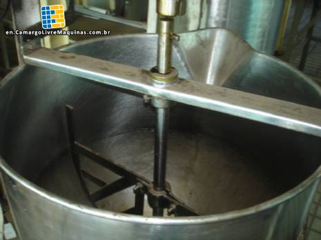 Mixer for sweets 100 liters in stainless steel