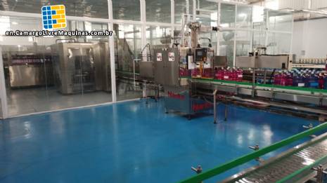 Rotary filling machine, washer-rinser VMC, Narita nozzle sleeve labeling machines, 20-liter gallon