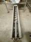 Stainless steel bagging storage silo with screw conveyor outlet