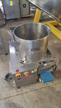Minerva Omega Group 2018 automatic hamburger forming machine, up to 2,100 hamburgers per hour.
