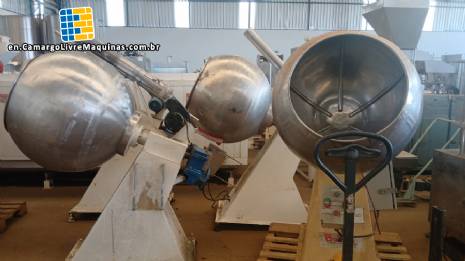 Biasinox stainless steel coating machines with blower Biasinox stainless steel coating machines with blower