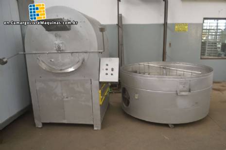 Coffee roaster with cooler 200 kg Coffee roaster with cooler 200 kg