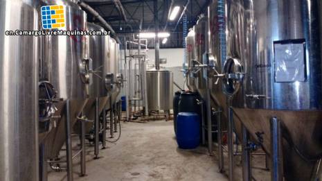 Complete factory for beer production Complete factory for beer production