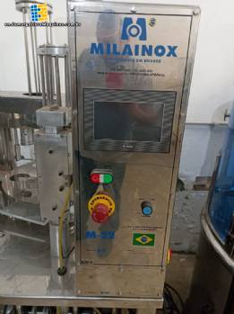 Filling machine for pasty Milainox 1500 pots / hour Filling machine for pasty Milainox 1500 pots / hour
