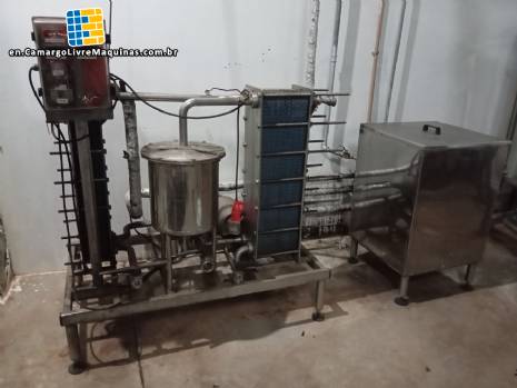 Japa Components liquid pasteurizer 15,000 liters Japa Components liquid pasteurizer 15,000 liters