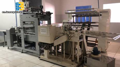 Line for manufacture dampened wipe Line for manufacture dampened wipe