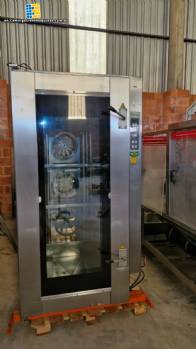Programmable turbo oven in stainless steel, gas-powered. Programmable turbo oven in stainless steel, gas-powered.