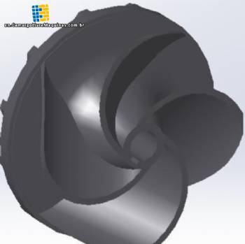 Rotor part for TCI centrifugal pump Rotor part for TCI centrifugal pump